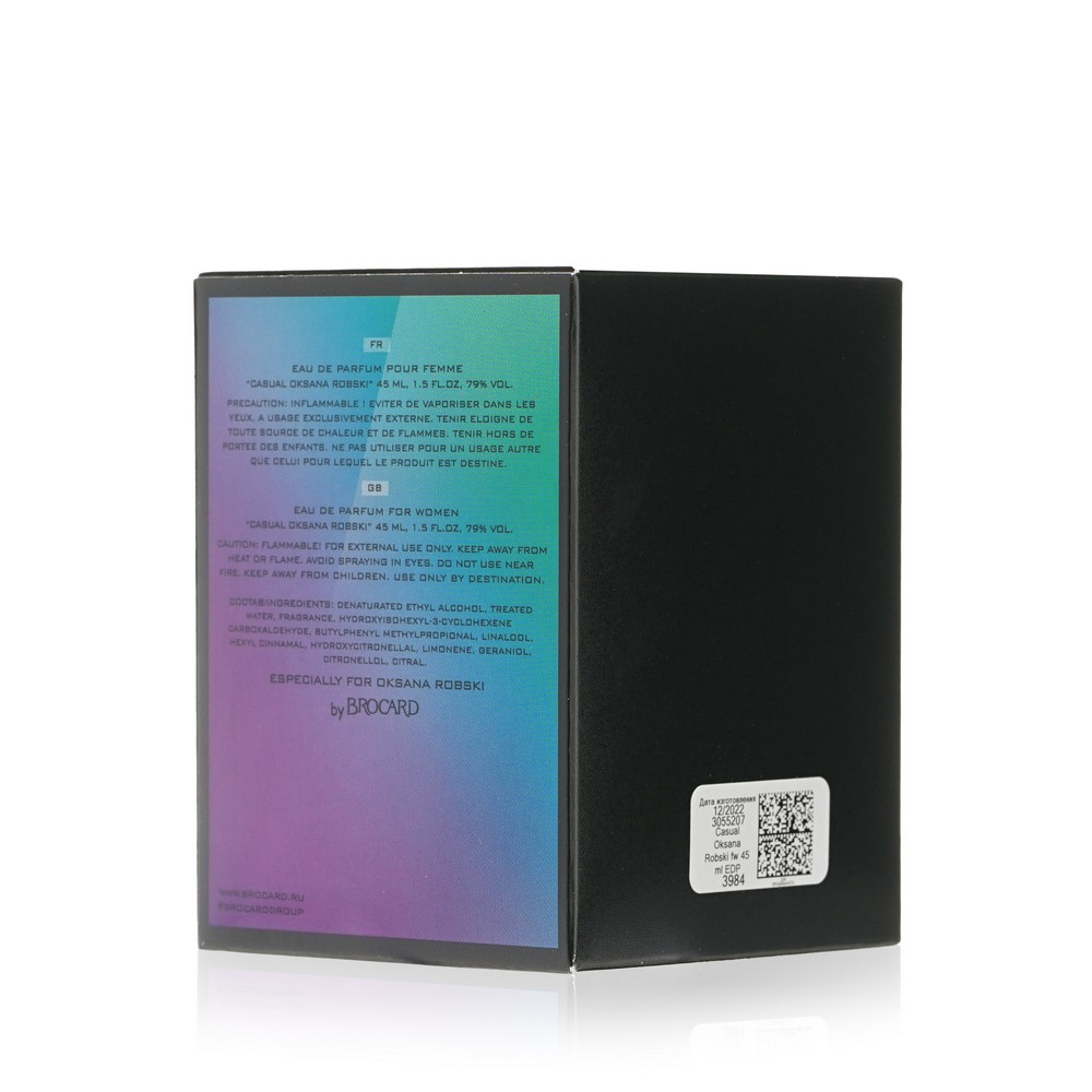 женская Парфюмерная вода Brocard CASUAL Oksana Robski 45мл