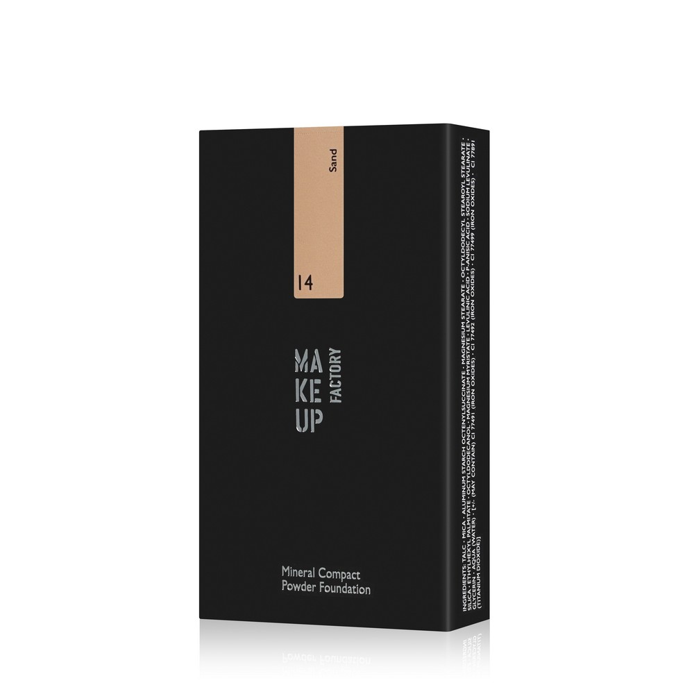 Тональная основа для лица Make Up Factory Mineral Compact Powder Foundation 14 9г