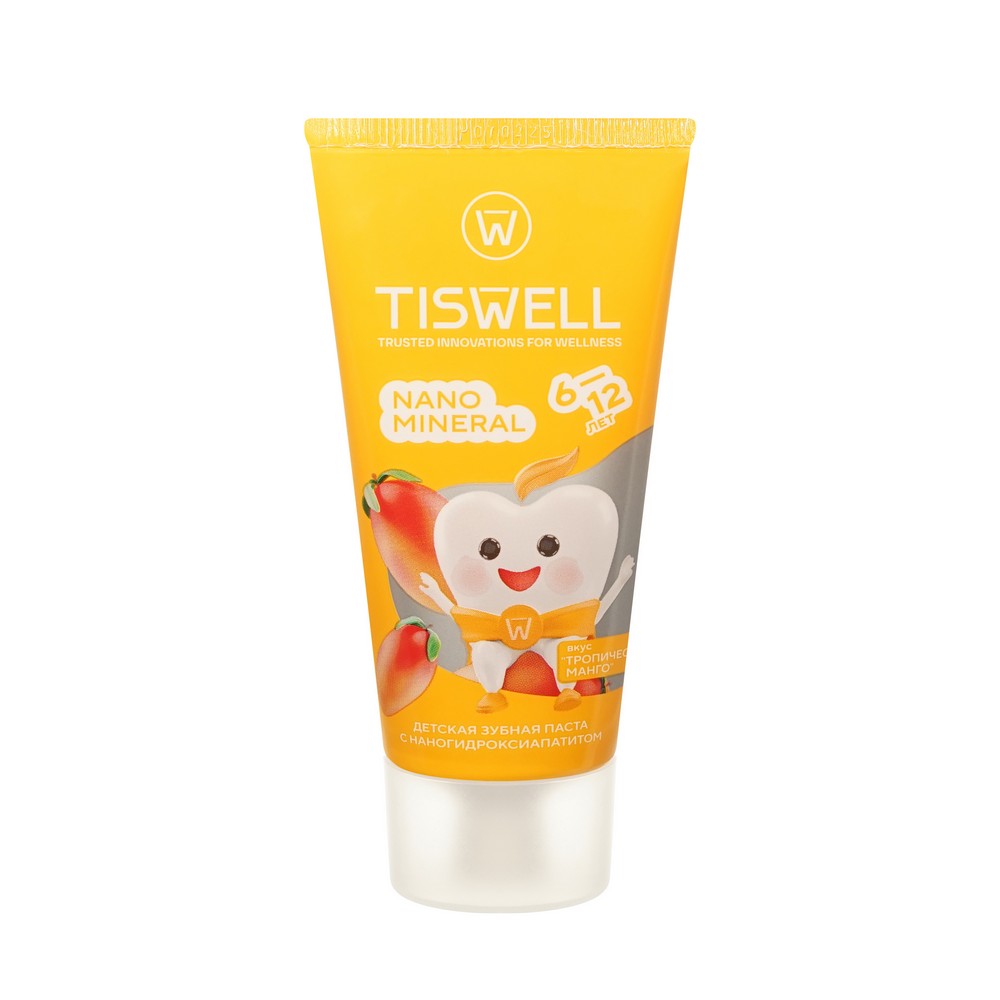 TISWELL зубн. паста Тропическое манго 6-12 лет 60Г