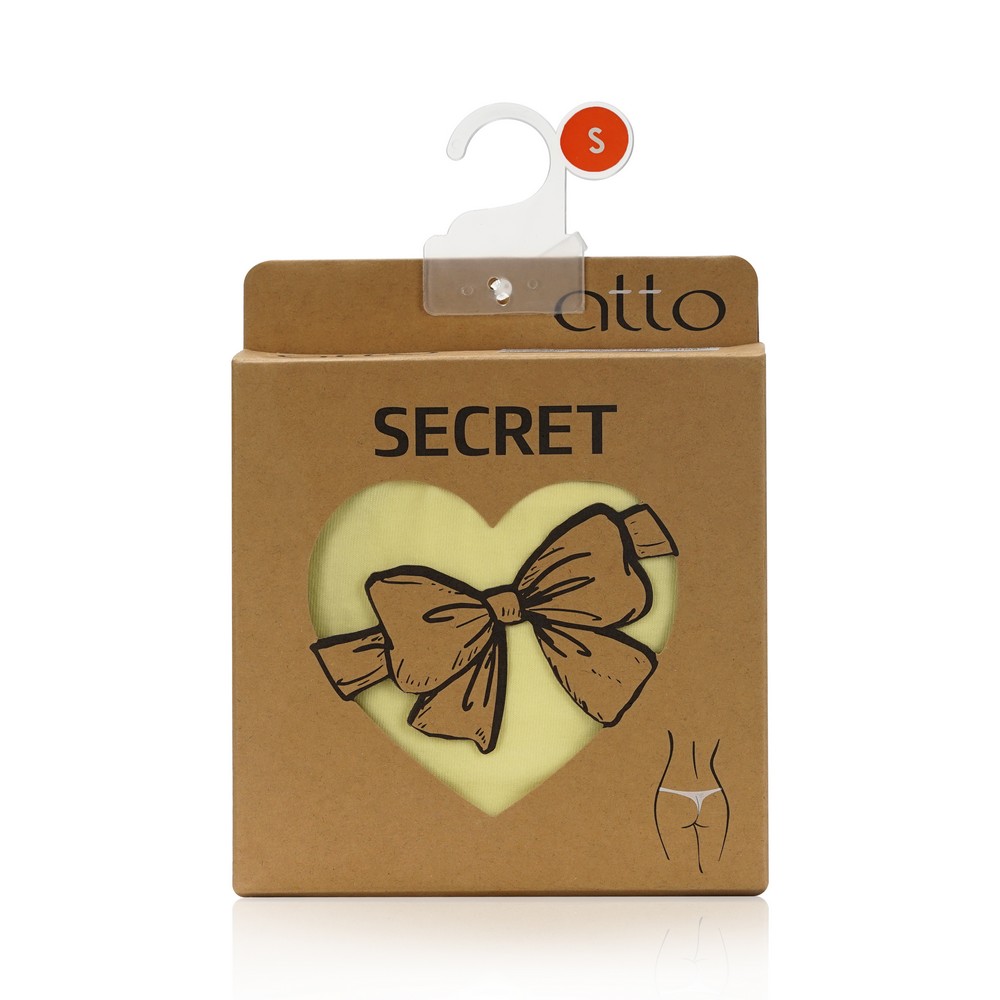 Женские трусы Atto Secret стринги желтые , S