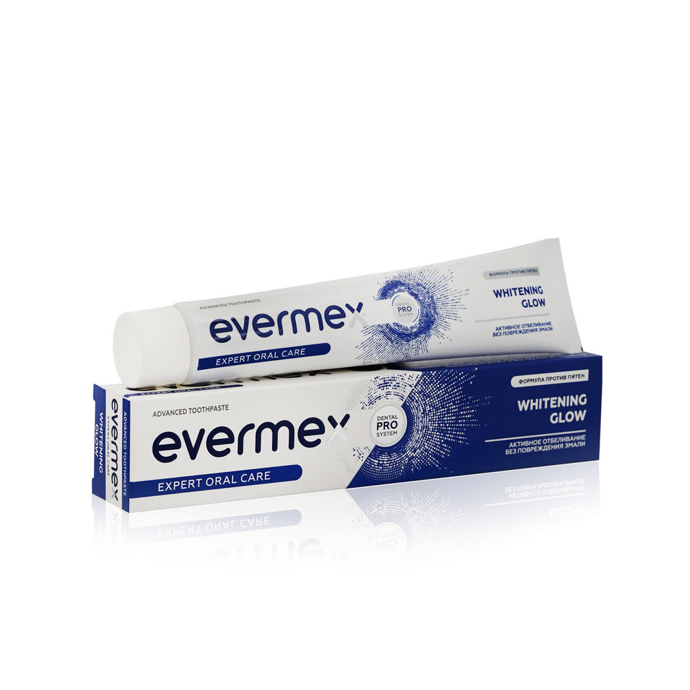 Зубная паста Evermex " Whitening Glow " 75мл