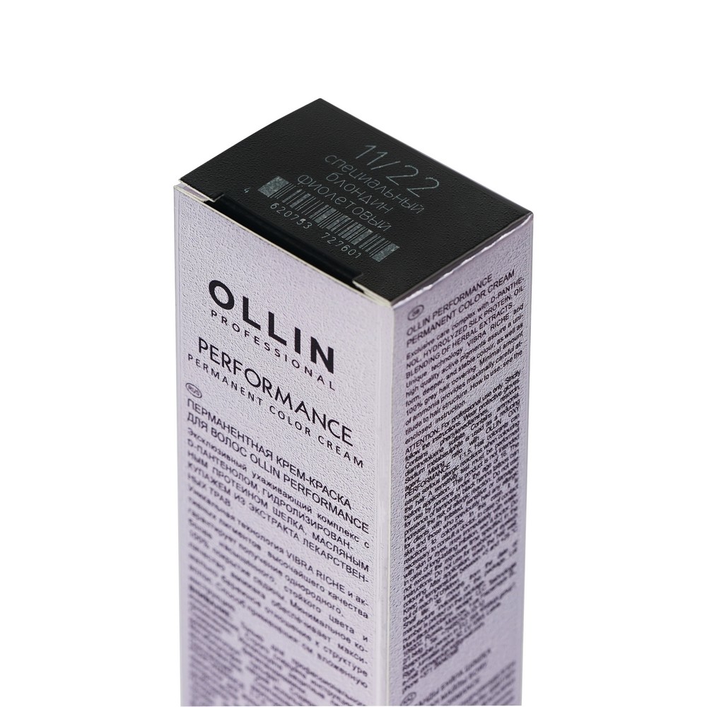 Крем - краска для волос Ollin Professional Performance 11/22 Специальный блондин Фиолетовый 60мл