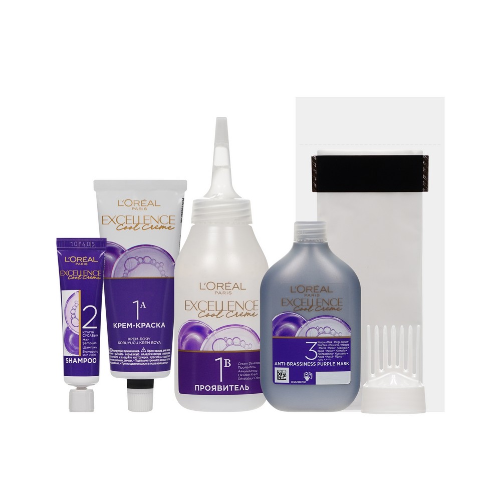 Стойкая крем - краска для волос L'Oreal Paris Excellence Cool Creme 7.11 Ультрапепельный русый