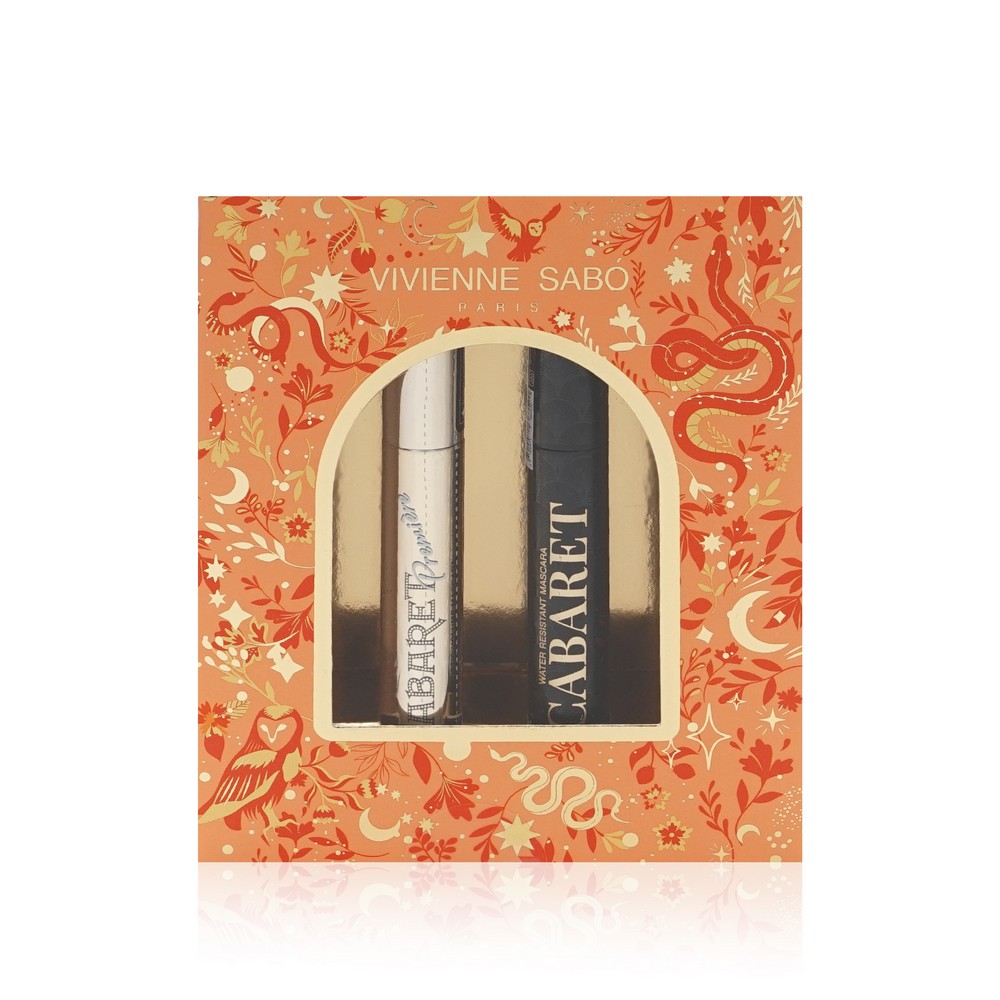 Женский подарочный набор Vivienne Sabo ( тушь для ресниц Cabaret Premiere 01 Черная 9мл + влагостойкая тушь для ресниц Cabaret Latex 01 Черная 9мл )