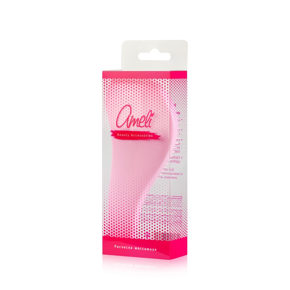 Расческа - тизер для мокрых волос Ameli одноцветная