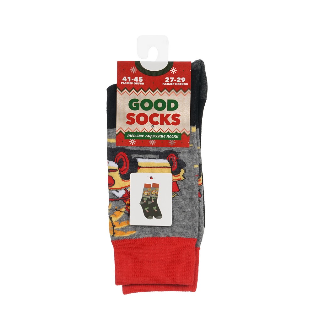 Good Socks носки муж.(836417C) Авто сер.41-45 1ПАР