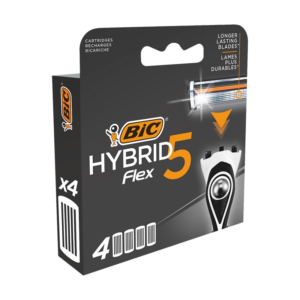 Сменные кассеты для бритья Bic Flex 5 Hybrid 4шт