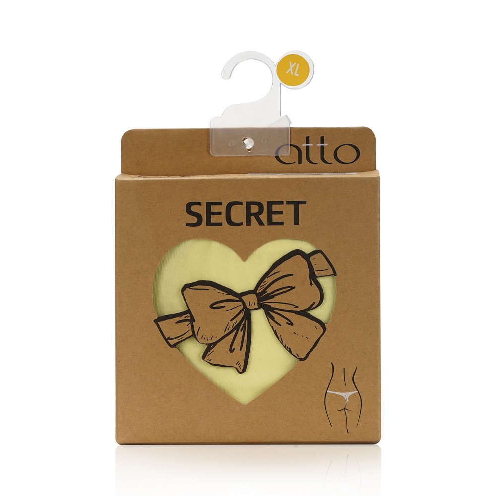 Женские трусы - стринги Atto Secret , Желтый , XL