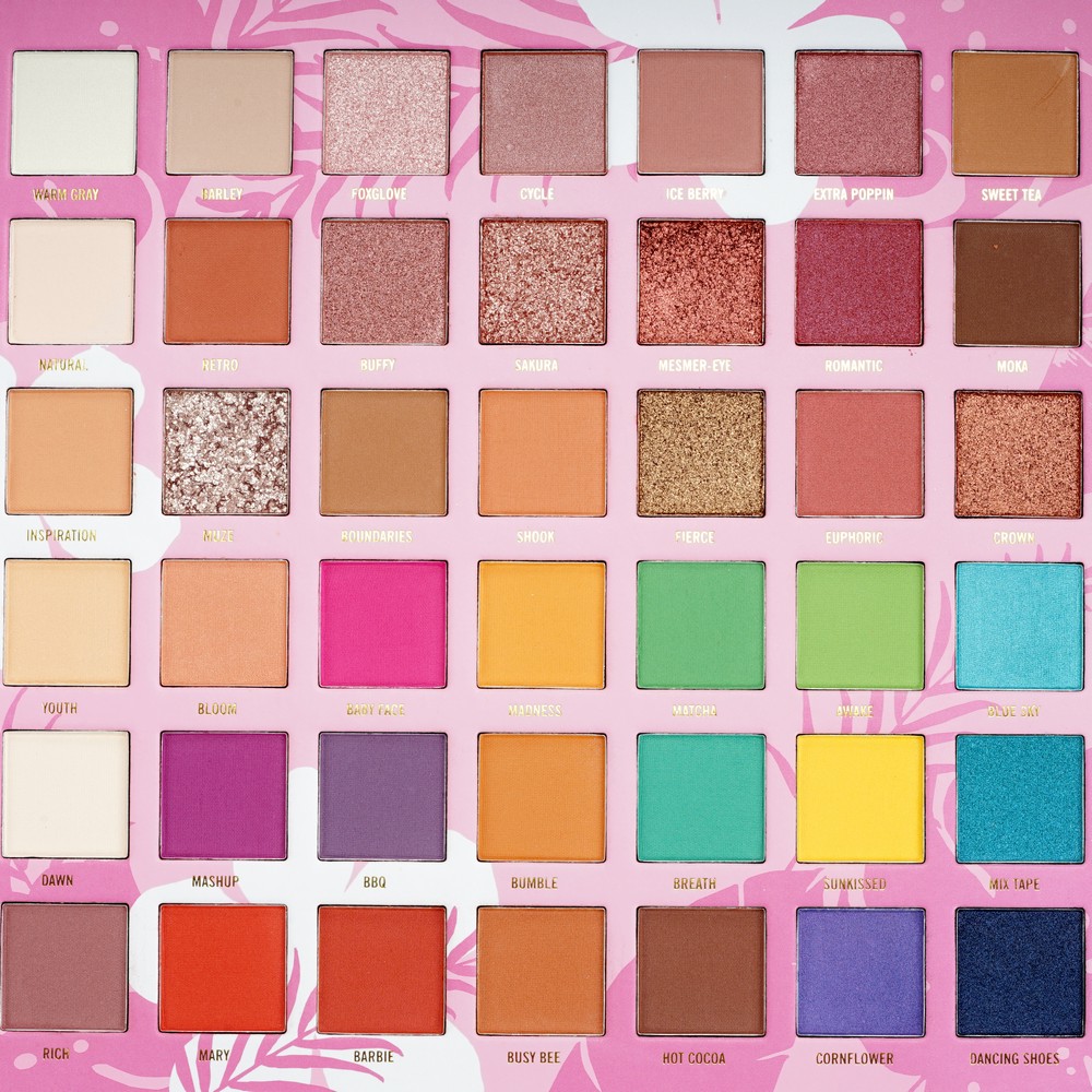 Тени для век USHAS Febble Meet Beauty 42 цвета 52,6г