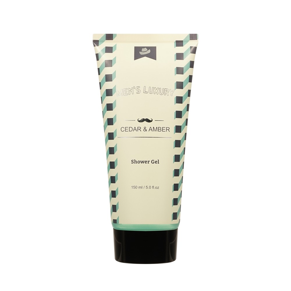 MEN'S LUXURY Набор подарочный мужской шампунь 250мл, гель для душа 150мл, мыло 120г, мочалка 1 шт