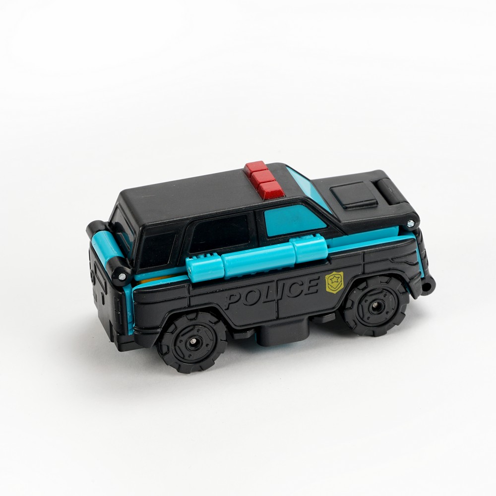 Детская игрушка - машинка 1toy Transcar Double " Полиция – Бензовоз " 8 см