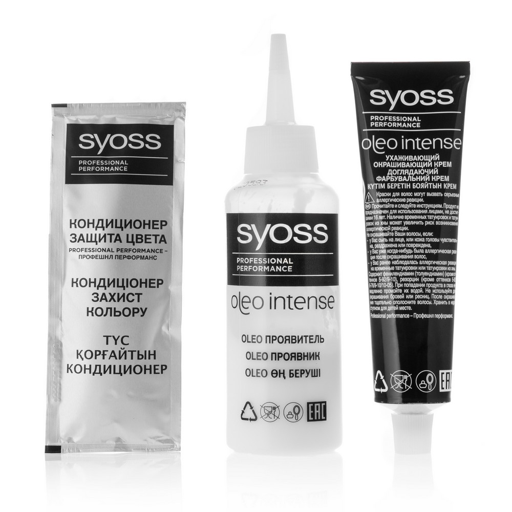 краска Syoss oleo intense стойкая для волос 6-76 Мерцающий медный 50мл