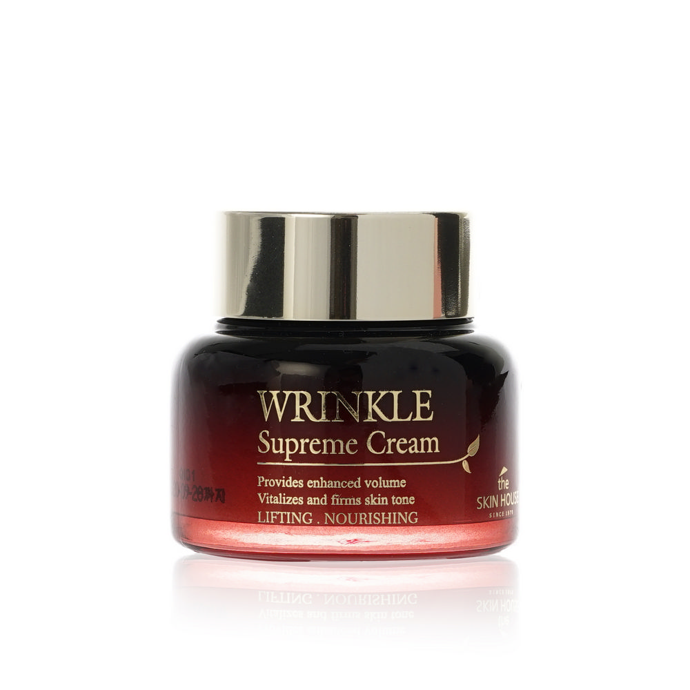Питательный крем The Skin House Wrinkle Supreme для лица разглаживающий морщины , с женьшенем 50мл