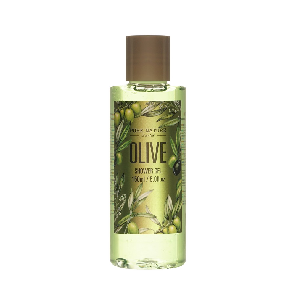 Женский подарочный набор Pure Nature Olive ( гель для душа 150мл + лосьон для тела 150мл + мочалка - шар ) в ассортименте