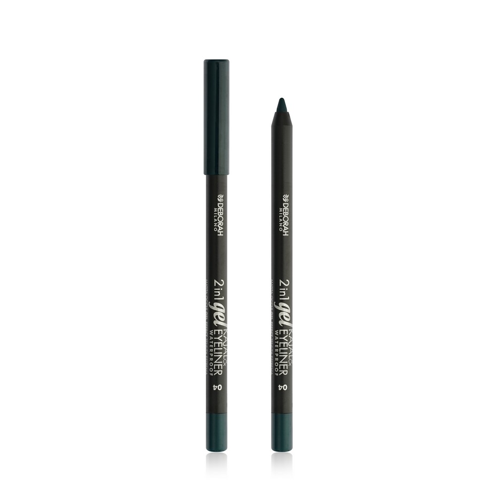 Карандаш для век DEBORAH Milano 2 in 1 Gel Kajal Eyeliner waterproof 04 1,4г
