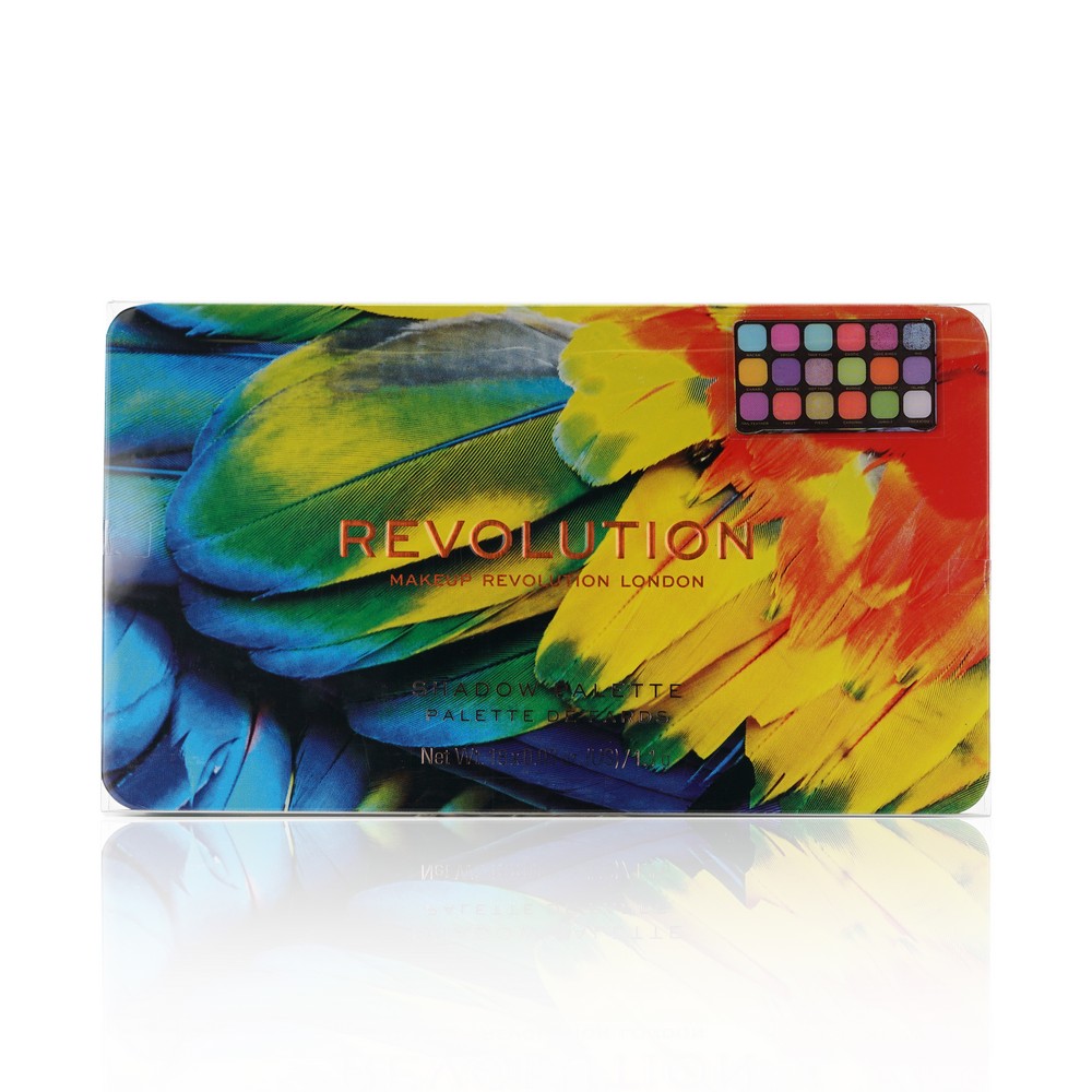 Тени для век MakeUp Revolution Forever Flawless , Bird of Paradise , 18 цветов , 19,8г