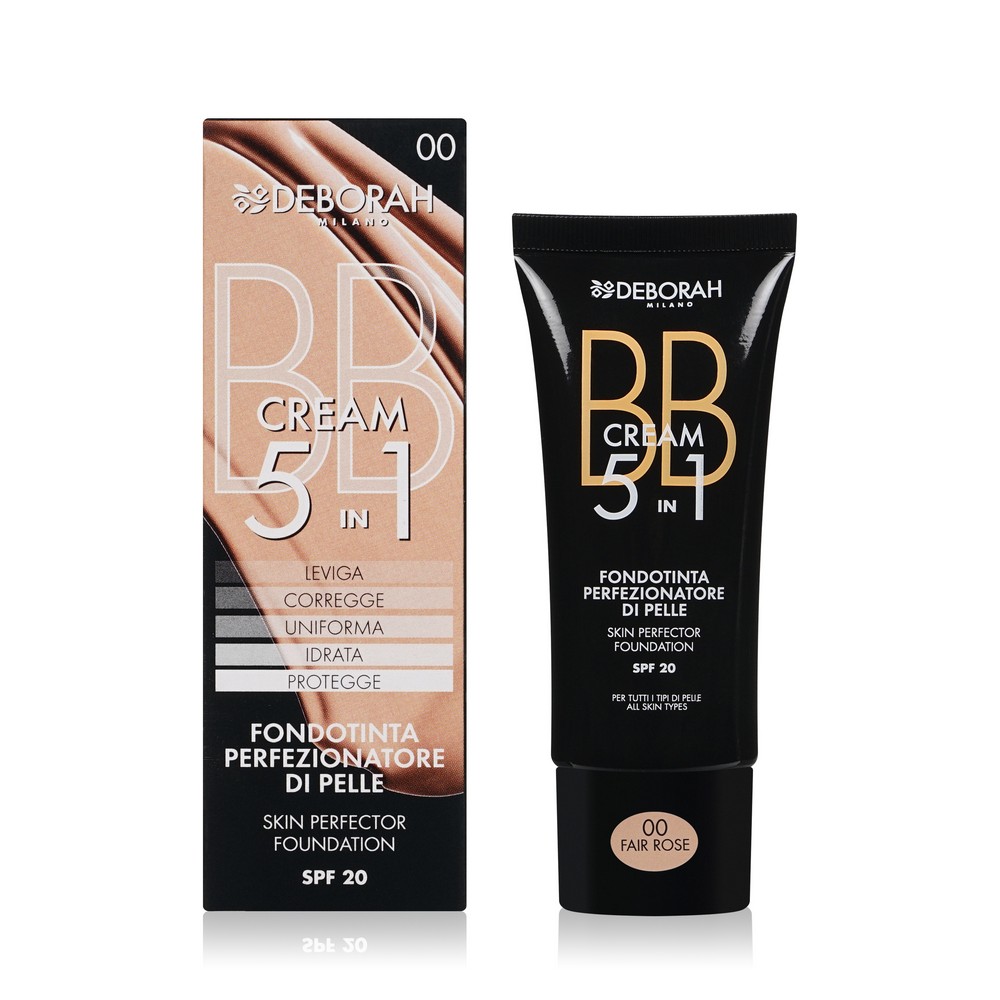 BB крем для лица DEBORAH Milano 5 in 1 Skin Perfector Foundation 00 SPF 20 30мл