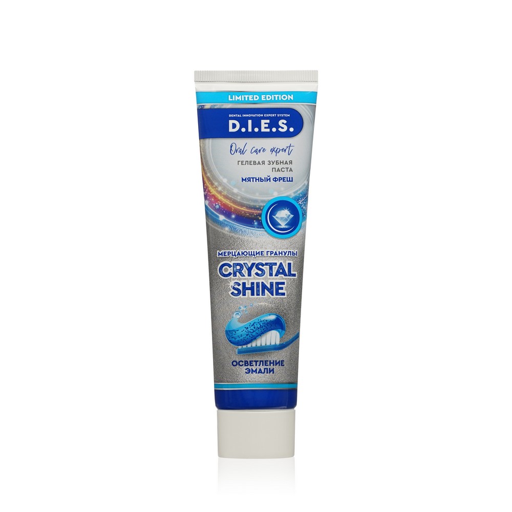 Гелевая зубная паста D.I.E.S. Crystal Shine " Мятный фреш " 75мл