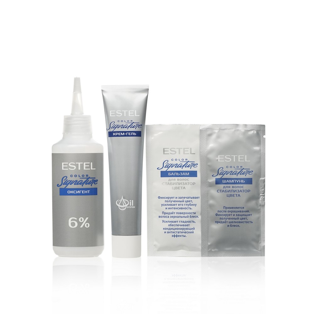 Стойкая крем-гель краска для волос Estel Color Signature 4/7 Мокко