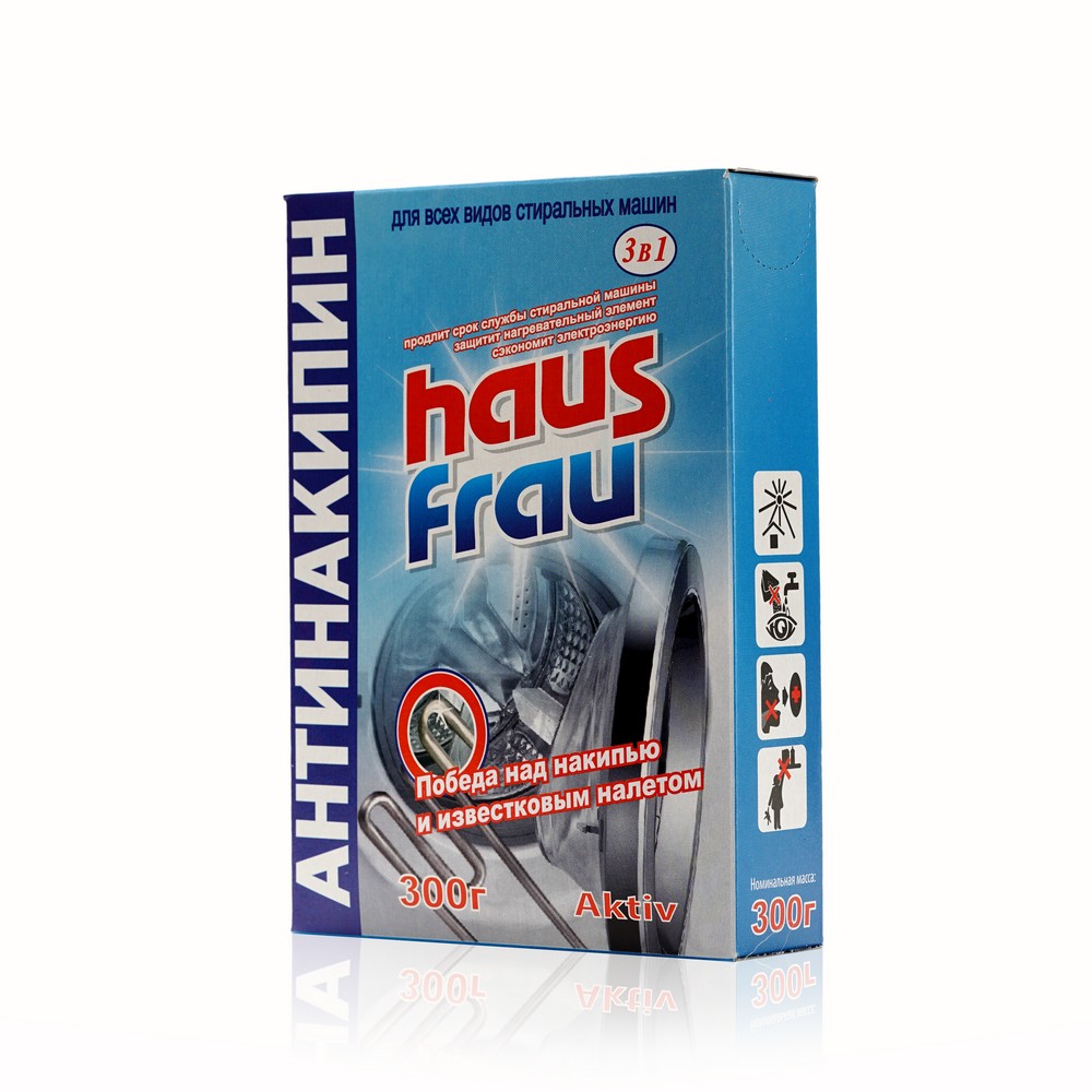 Порошок для автоматических стиральных машин Haus Frau Антинакипин - 300г