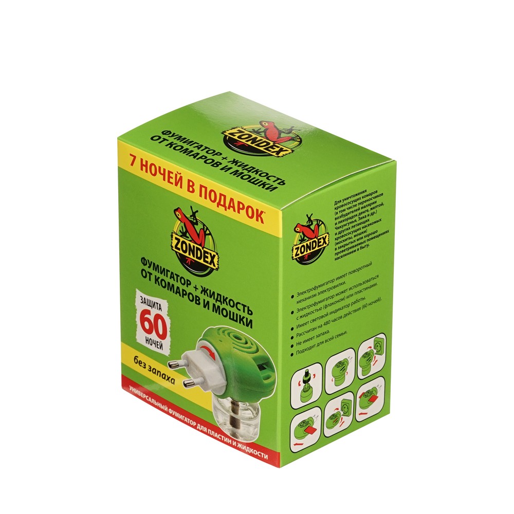 Zondex от ком.фум.+жидкость60ноч45мл