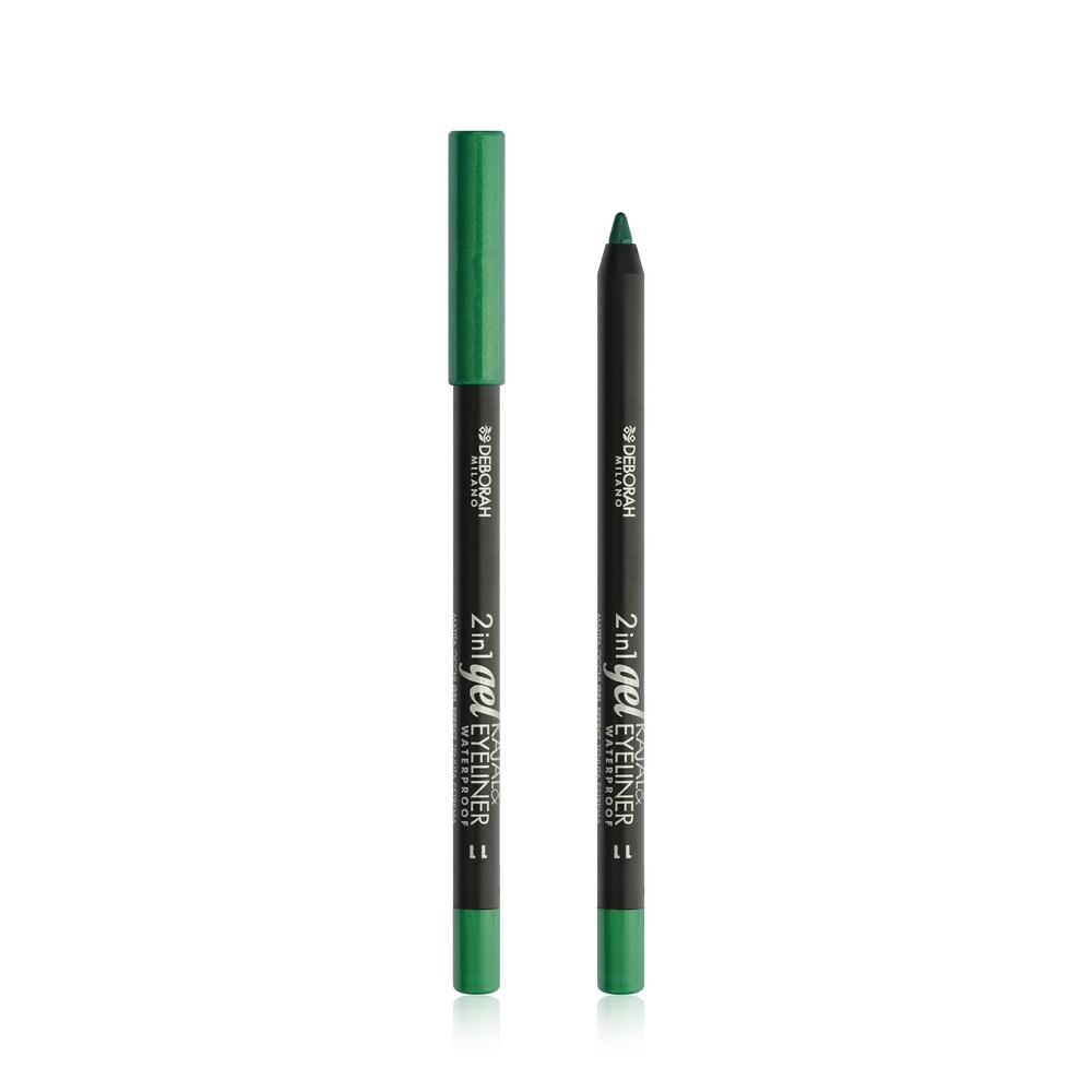 Карандаш для век DEBORAH Milano 2 in 1 Gel Kajal Eyeliner waterproof 11 1,4г