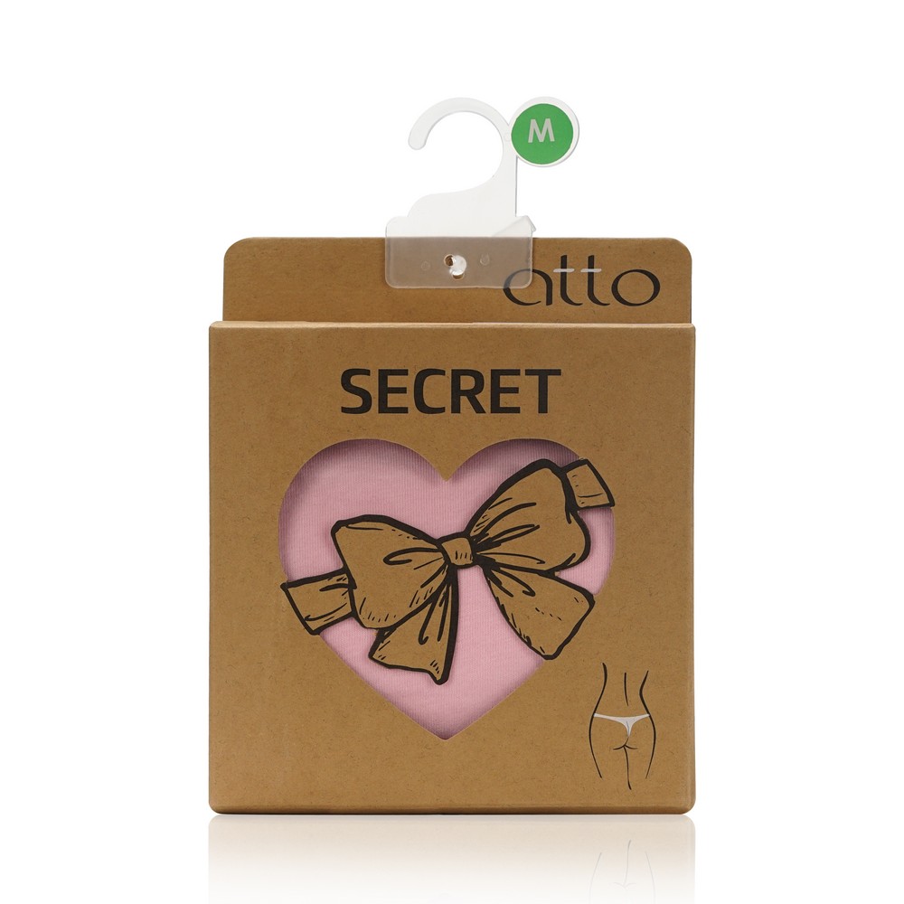 Женские трусы Atto Secret стринги розовые , M