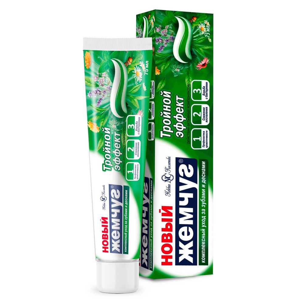 НовыйЖемчугЗПкомплТройнЭффектЗдорДес75мл