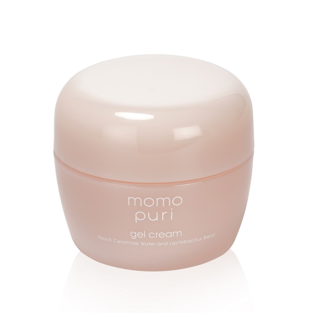 Крем - флюид для лица Momo Puri " увлажнение и упругость " с пробиотиками , витаминами A,C,E и керамидами 80г