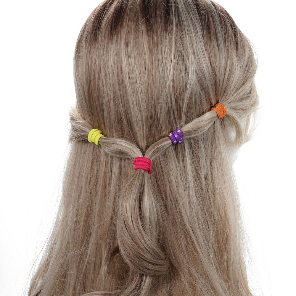 аксессуары Ameli Набор детских резинок для волос в тубе 24шт