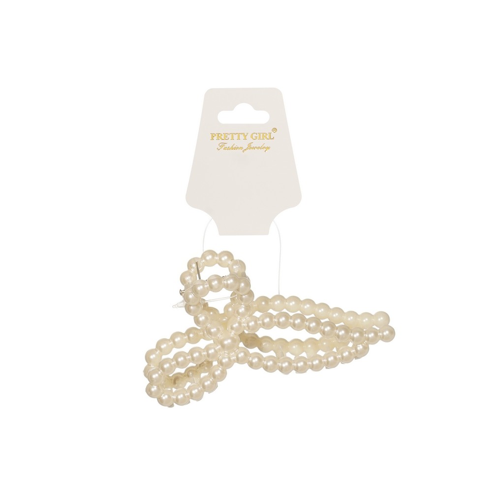 Pretty Girl для волос краб Жемчуг-бант 11 см 1ШТ