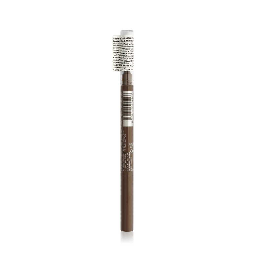 Стойкий карандаш для бровей DEBORAH Milano 24ORE Extra Eyebrow Pencil 01 0,22г