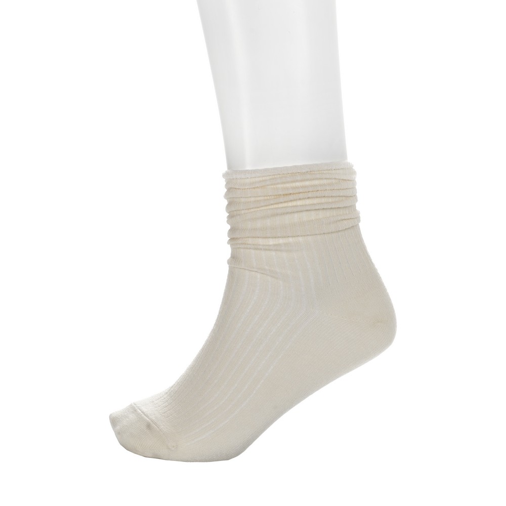 CHOBOT socks однотон. носки жен."Рубчик" (5224-012) Экрю р-р 23 1ПАР