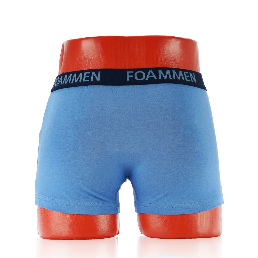 мужские трусы - боксеры Foammen однотонные с набивной белой полоской L
