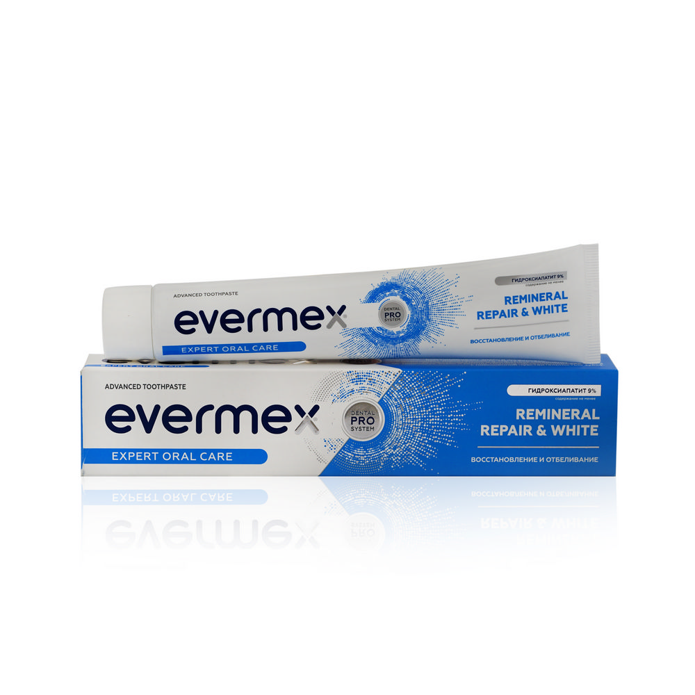 Зубная паста Evermex " Remineral Repair & White " 75мл