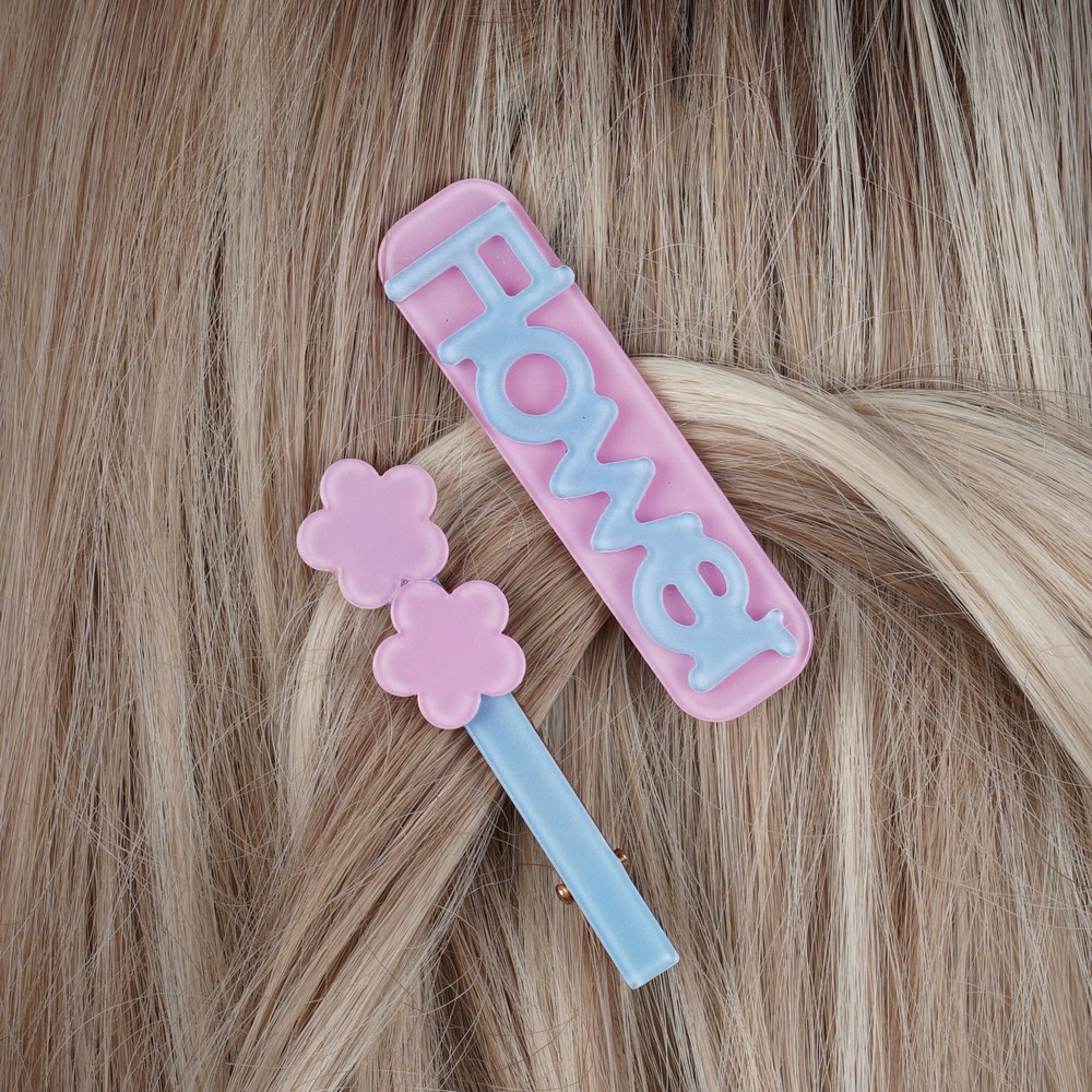 Pretty Girl для волос н-р заколок "Flower" 3ШТ