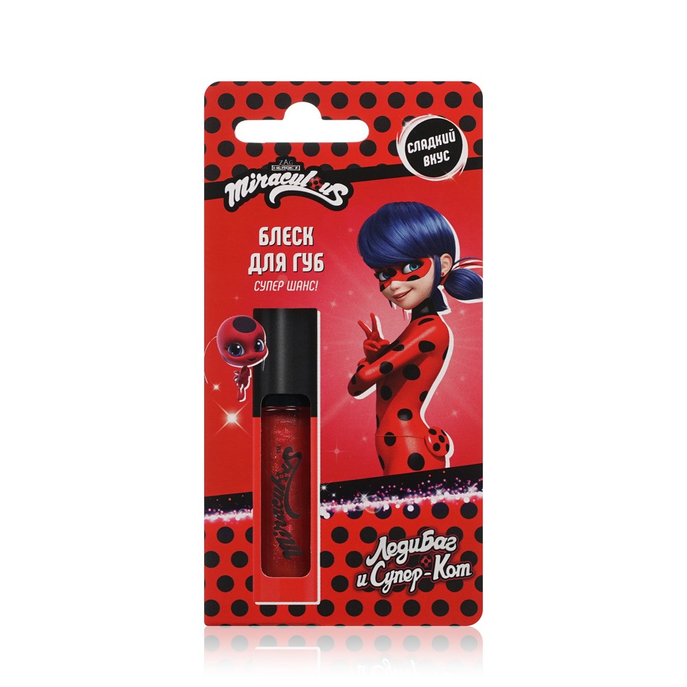 Детский блеск для губ Miraculous 01 3+ 3мл