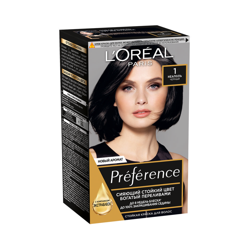 краска L`Oreal Preference стойкая для волос 1.0 Неаполь