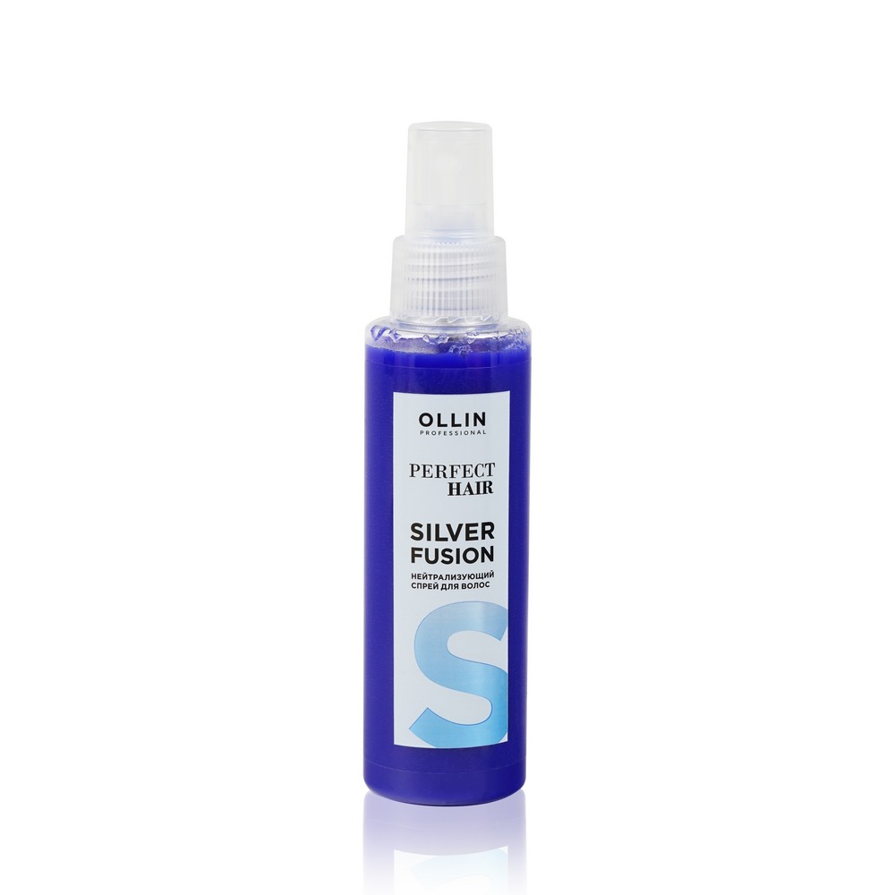 Нейтрализующий спрей для волос Ollin Professional Perfect Hair " Silver Fushion " 120мл