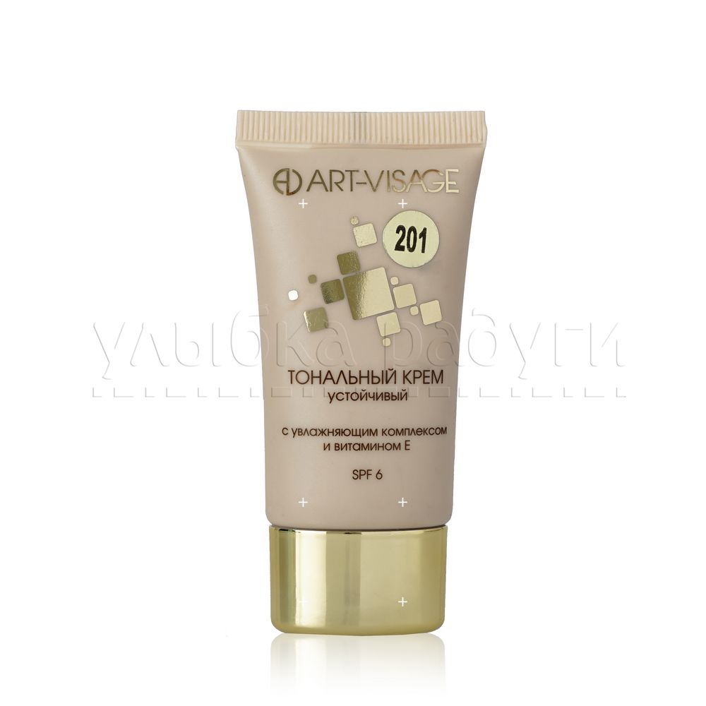 Тональный крем Art-Visage для лица " устойчивый " SPF 6 201 25мл