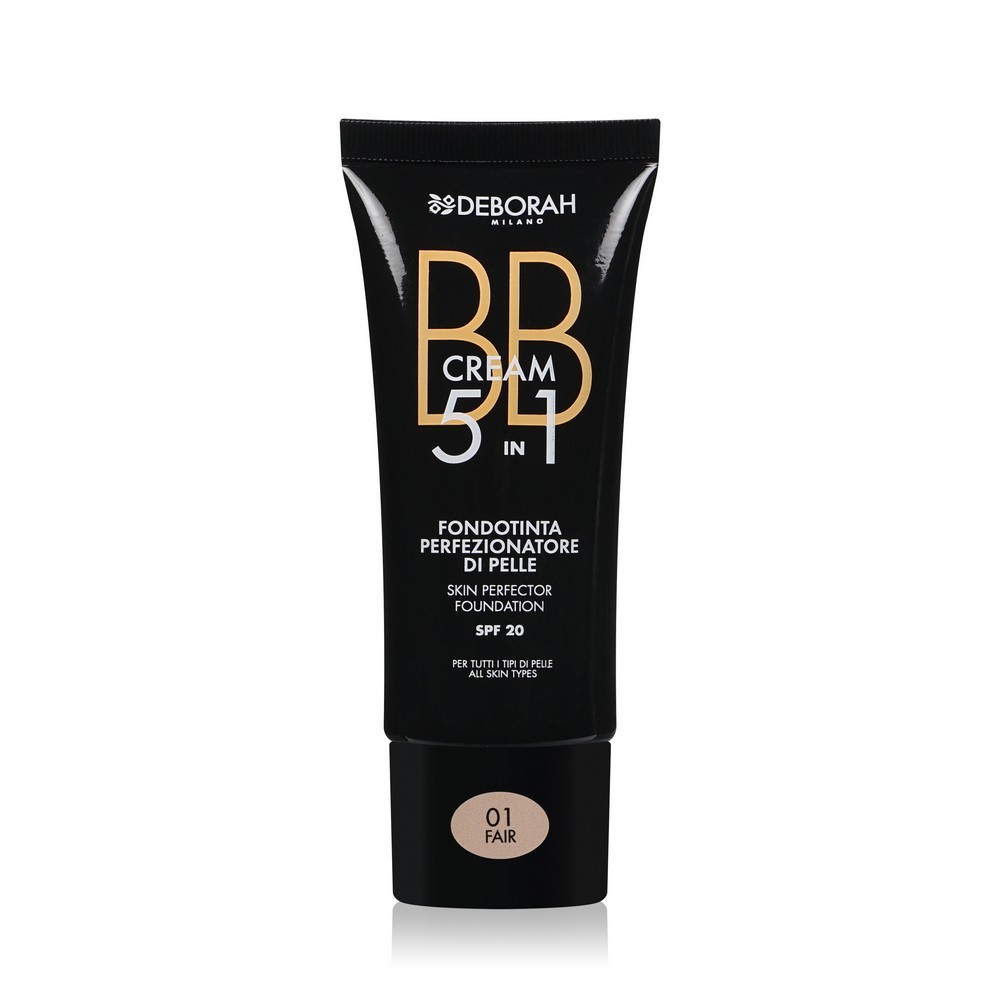 BB крем для лица DEBORAH Milano 5 in 1 Skin Perfector Foundation 01 SPF 20 30мл