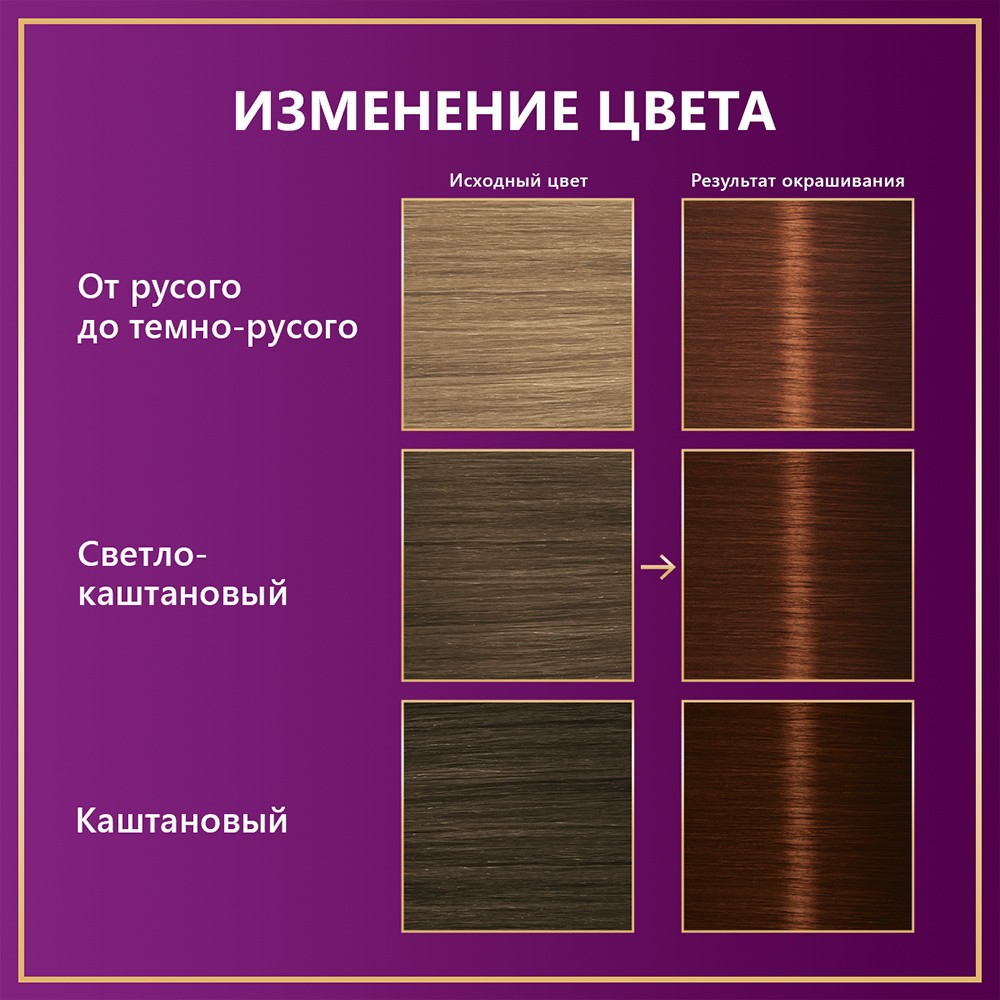 Крем - Краска Palette Интенсивный цвет стойкая для волос NR4 Каштан 50мл