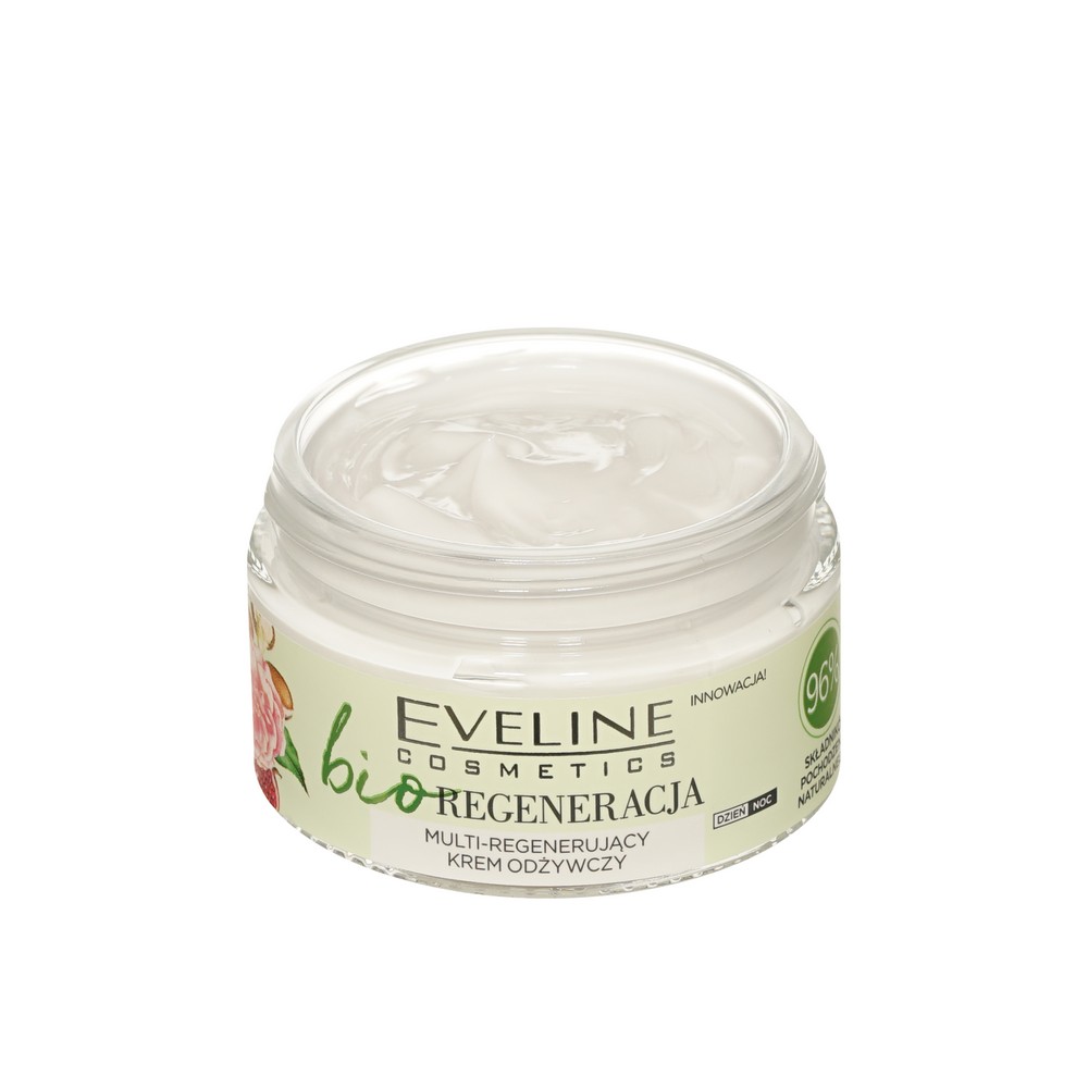 Мульти-регенерирующий питательный крем для лица Eveline 100% organic oil 50мл