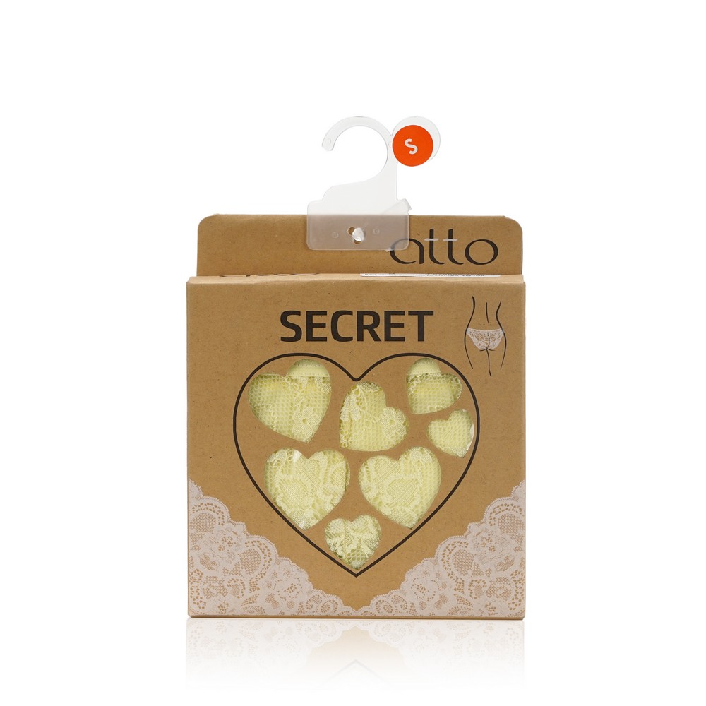 Женские трусы - бразилиана Atto Secret , Желтый , S