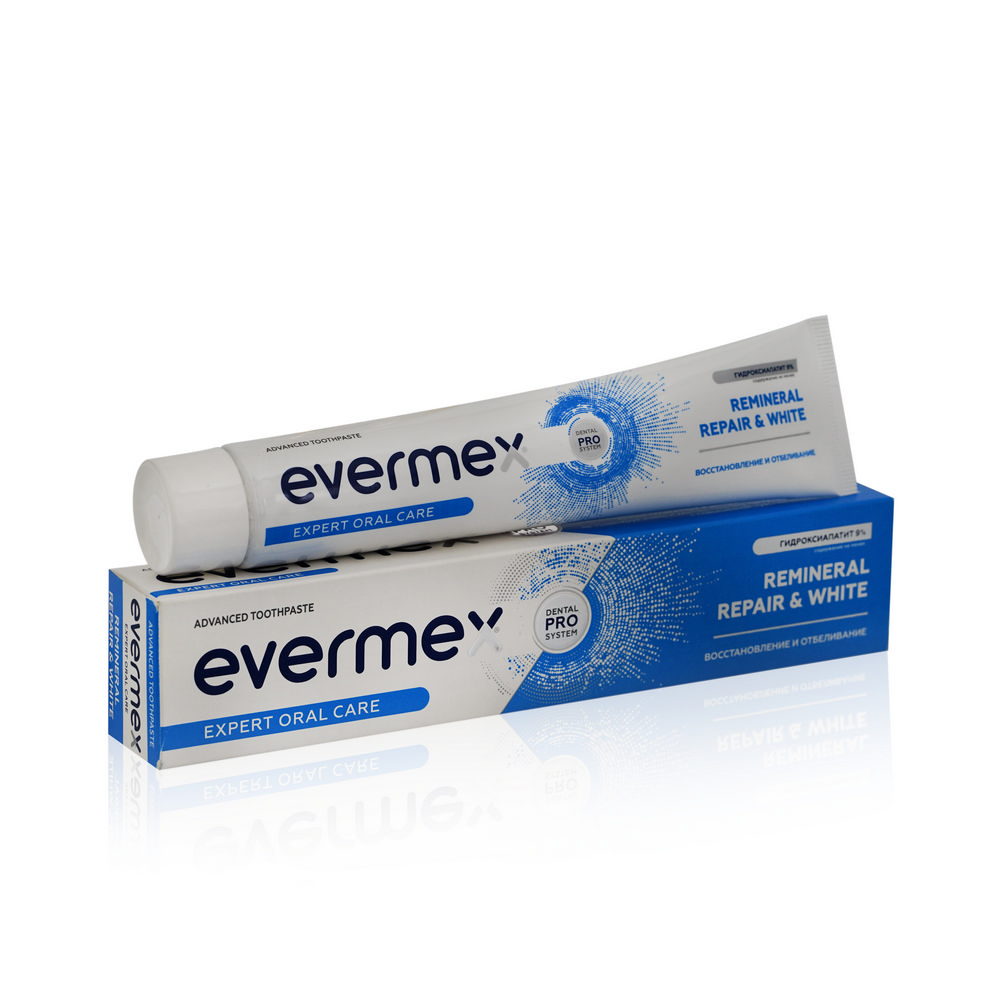 Зубная паста Evermex " Remineral Repair & White " 75мл