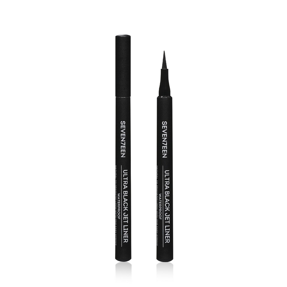 Водостойкая подводка - фломастер для век Seven7een Ultra Black Jet Liner 1мл