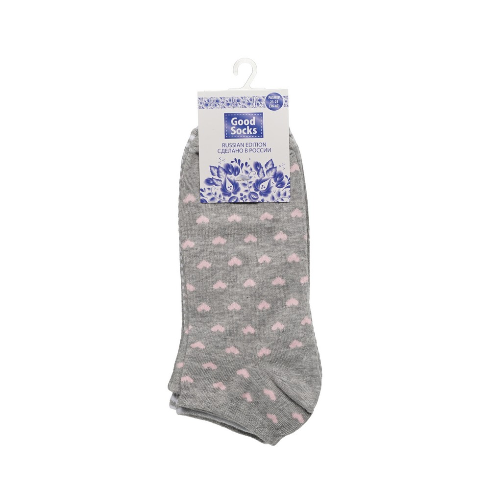 Женские носки Good Socks трикотажные С1495 р.23-25 , серые 3 пары