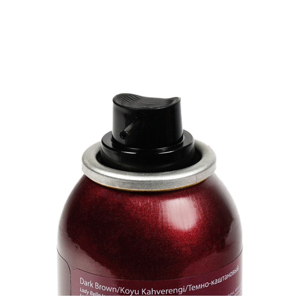 Тонирующий спрей - краска Lady Bella Root Concealer для отросших корней волос и седины , Black 100мл