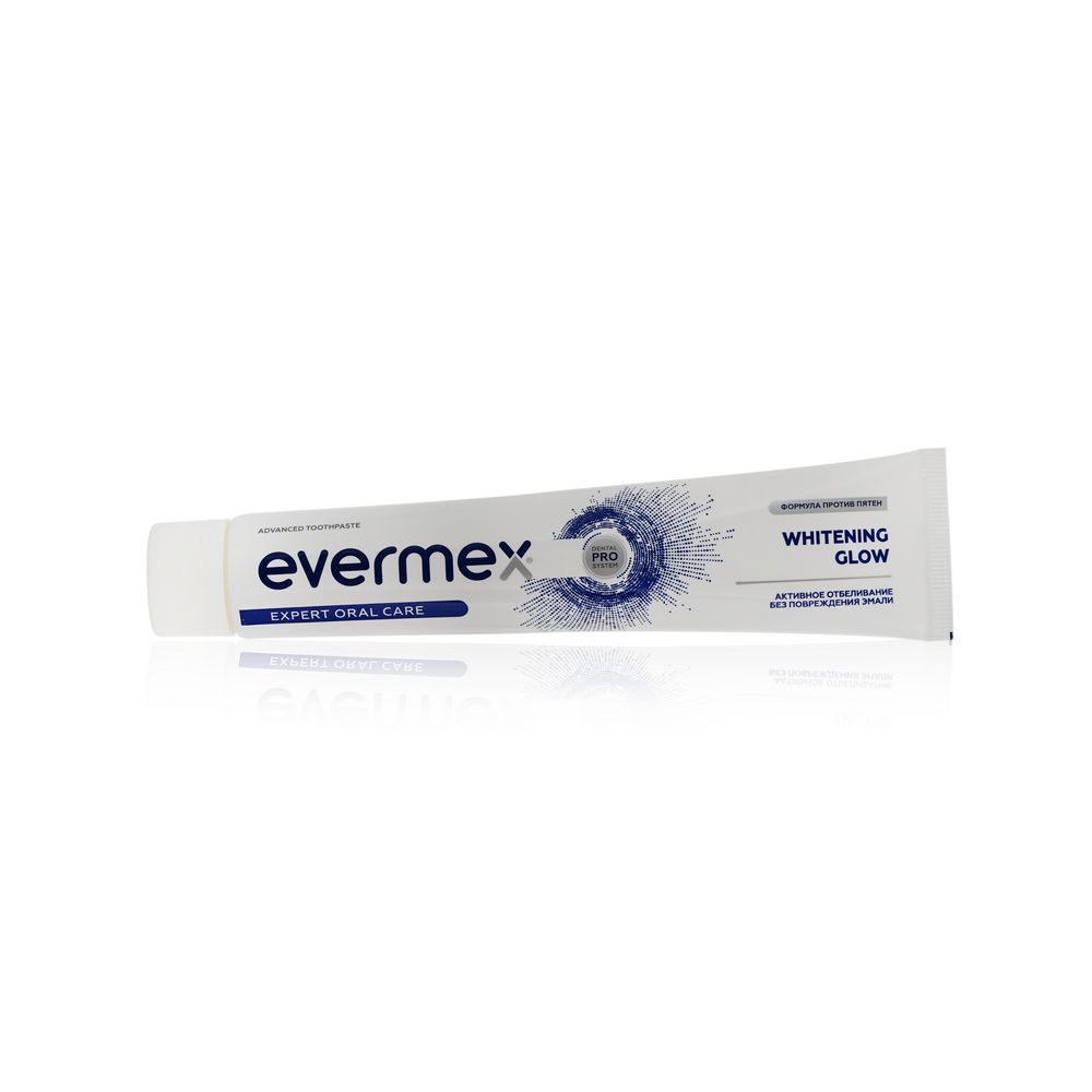 Зубная паста Evermex " Whitening Glow " 75мл