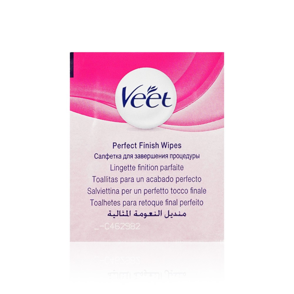 Восковые полоски для депиляции лица Veet Easy gel-wax для чувствительной кожи с ароматом василька 20шт